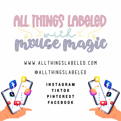 In My Adult Disney Era UV DTF Magical Inspired Decal Theme Park Sticker | Ready to Apply Libby Cup Wrap